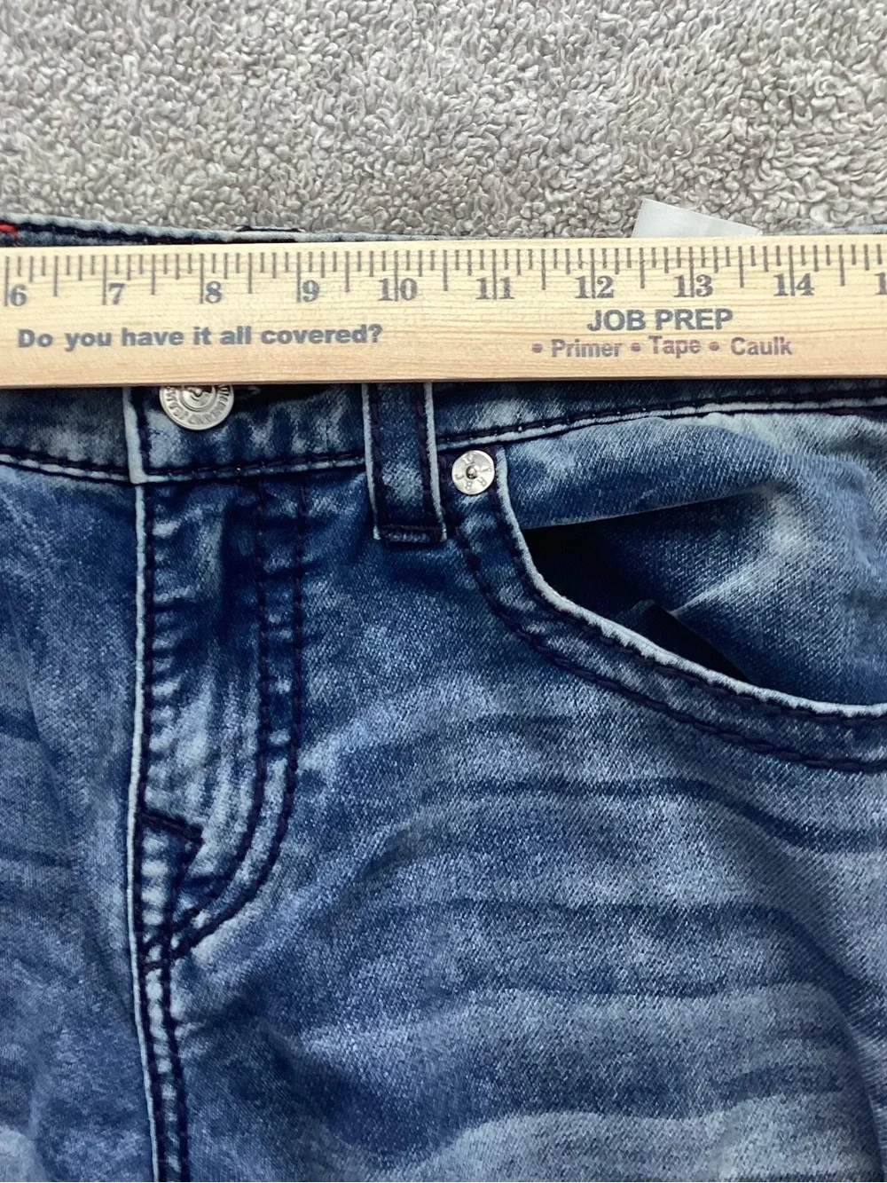True Religion fit blue true